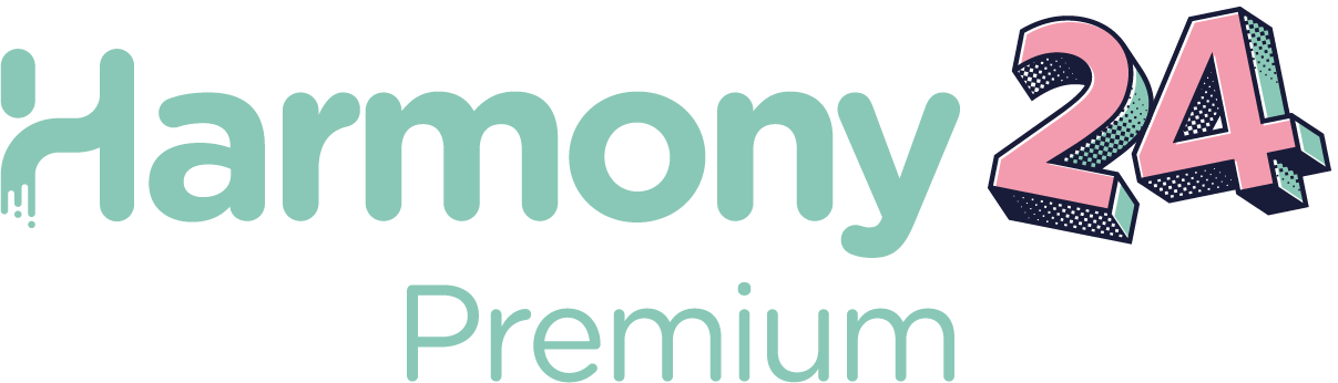 logo harmony 24 premium colorido