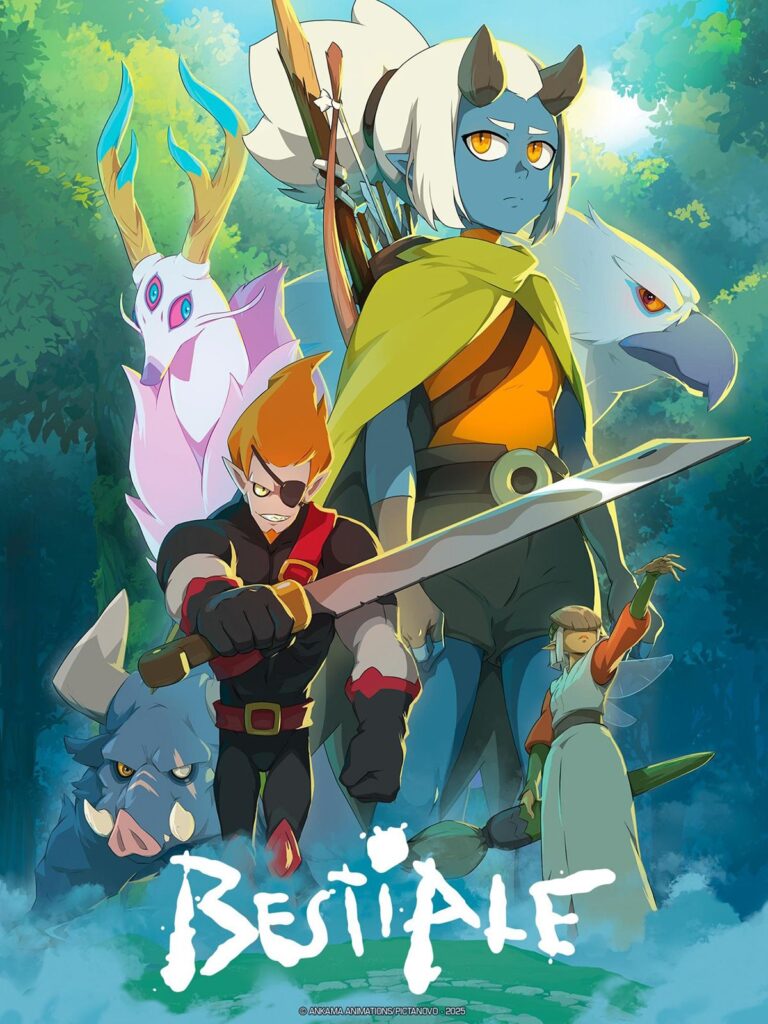 Pôster promocional de BESTIALE, fornecido pelo Studio Unagi.