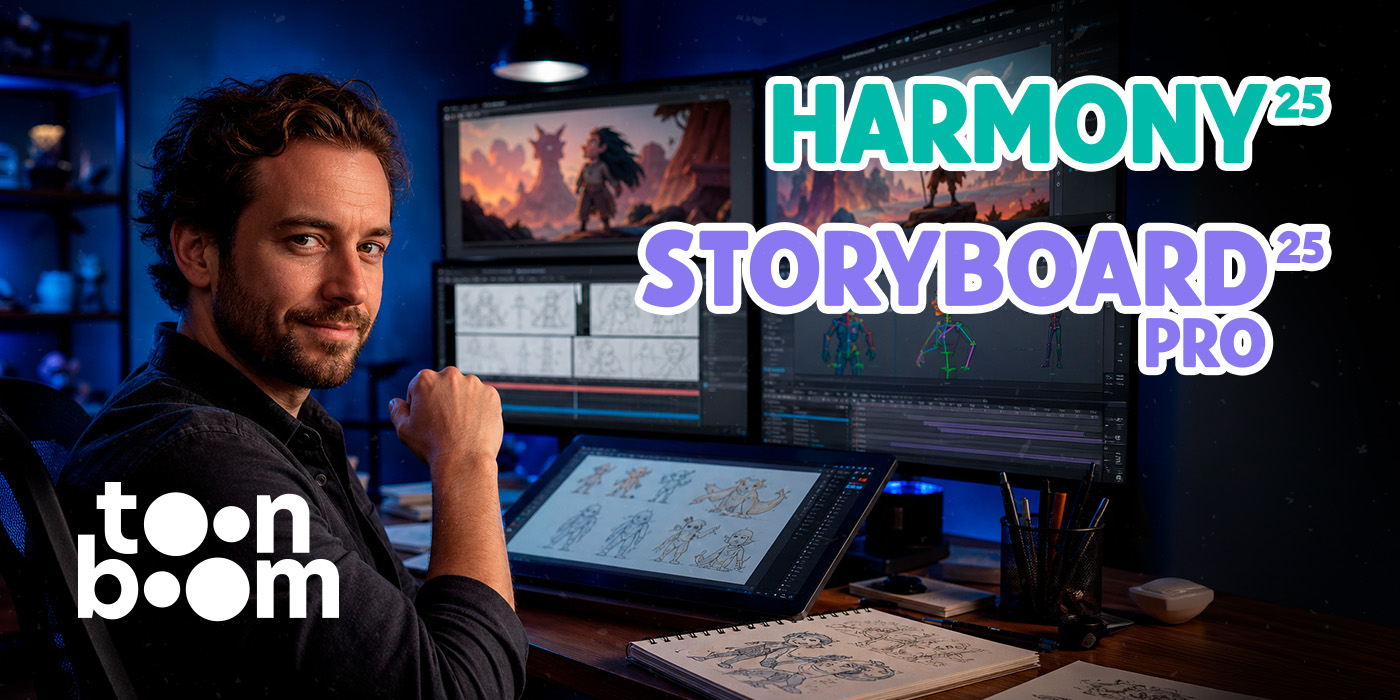 Atualizações do Toon Boom Harmony 25.2 e Storyboard Pro 25.2